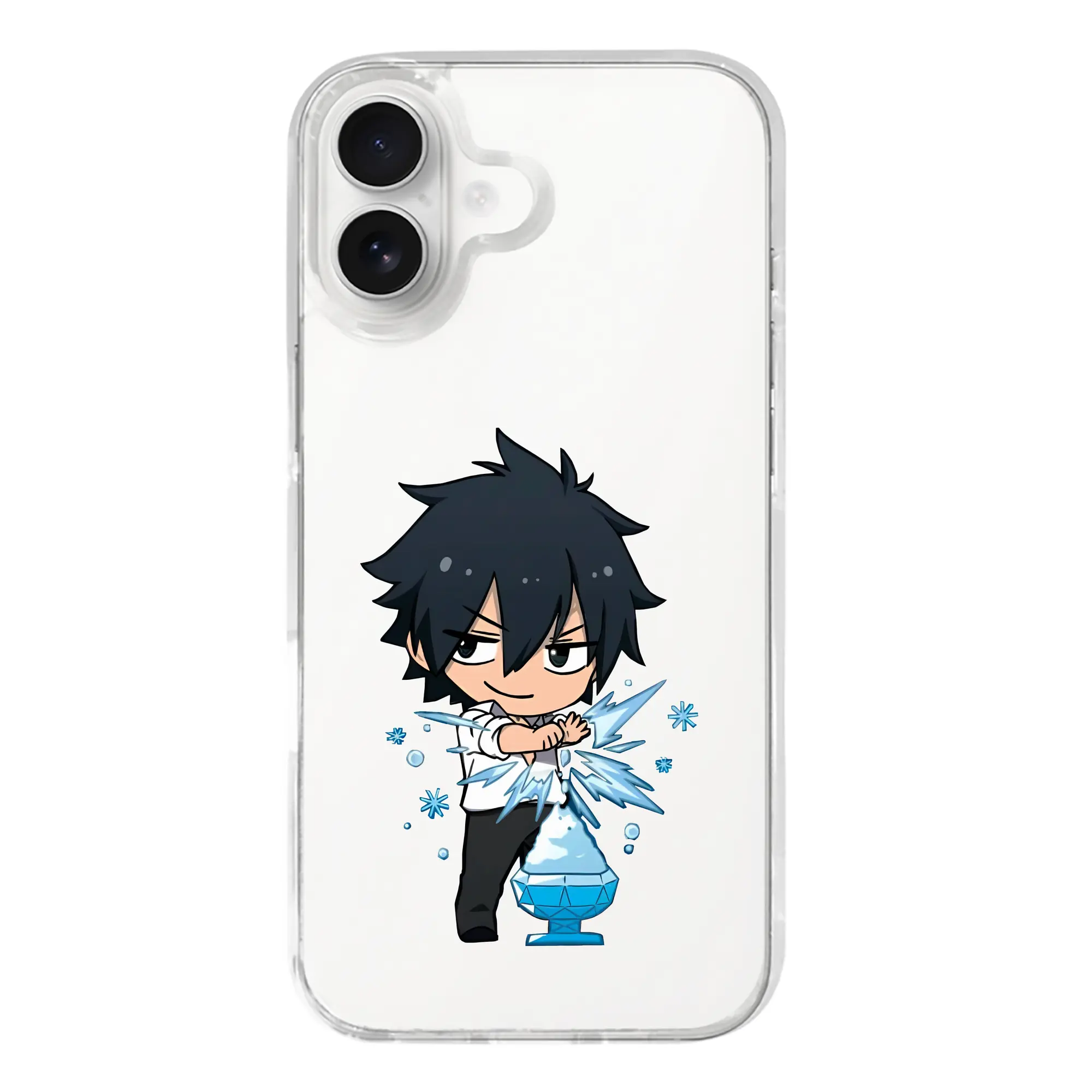 フェアリーテイル グッズ グレイ・フルバスター - iPhone 17シリーズ 透明スマホケース – 薄型・耐衝撃・精密フィット保護カバー